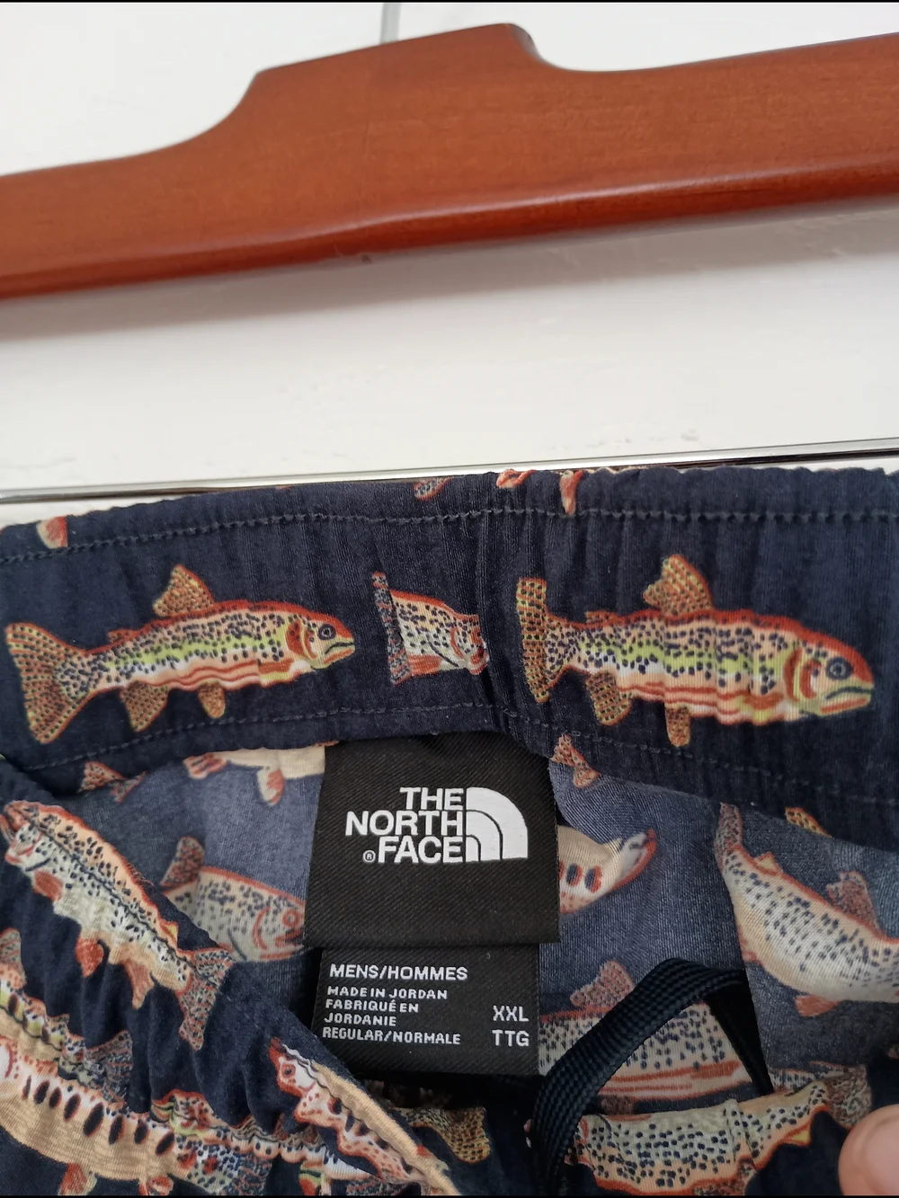 The North Face Class V Flash Dry Fish Print Water Mens Pull On Shorts